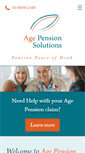 Mobile Screenshot of agepensionsolutions.com.au